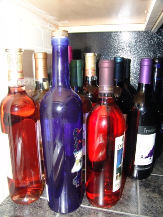 Botellas de alcol