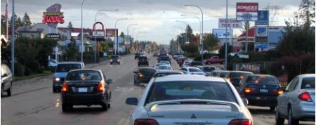 Coches na estrada