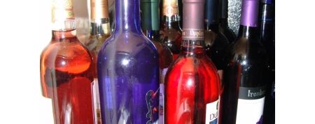 Botellas de alcol